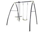 Möbelix , Anthrazit, Creme , Metall, Kunststoff , 210x220x238 cm , EN 71, CE , Spielwaren, Outdoorspielzeug, Schaukeln & Klettergeräte