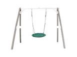 Möbelix , Grau, Grün, Weiß , Holz, Metall, Kunststoff , Hemlocktanne , 254x207x160 cm , Spielwaren, Outdoorspielzeug, Schaukeln & Klettergeräte