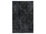 Kayoom , Grau , Textil , Used look , rechteckig , 160x230 cm , für Fußbodenheizung geeignet ,