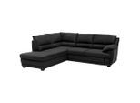 Livetastic , Anthrazit , Textil , L-Form , 245x225 cm , Made in EU , Wohnzimmer, Sofas & Couches, Wohnlandschaften, Ecksofas