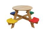 Möbelix , Mehrfarbig , Holz , Hemlocktanne , 120x56x120 cm , CE, FSC 100% , wetterbeständig , Spielwaren, Outdoorspielzeug, Kinder-Gartenmöbel