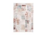 Kayoom , Grau, Rosa , Textil , Used look , rechteckig , 80x150 cm ,