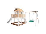 Möbelix , Braun, Weiß , Holz , Hemlocktanne , 613x291x277 cm , EN 71, CE, FSC 100% ,