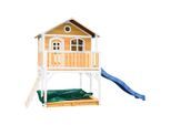 Möbelix , Blau, Braun, Weiß , Holz , Hemlocktanne , 432x293x212 cm , EN 71, CE, FSC 100% , Spielwaren, Outdoorspielzeug, Spielhäuser, Spielhäuser Holz