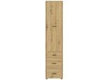 Möbelix , Eiche Artisan , Holzwerkstoff , 3 Schublade(n) Schubladen , 45x199.6x52.1 cm , Beimöbel erhältlich ,