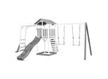 Möbelix , Grau, Weiß , Holz , Hemlocktanne , 29.5x9.5x218 cm , EN 71, CE, FSC 100% , Spielwaren, Outdoorspielzeug, Spieltürme