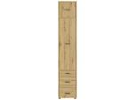 Möbelix , Eiche Artisan , Holzwerkstoff , 3 Schublade(n) Schubladen , 45x239.40x52.1 cm , Beimöbel erhältlich ,
