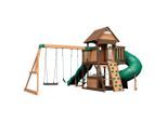 Möbelix , Braun, Grün , Holz , Zeder , 470x300x560 cm , EN 71 , Spielwaren, Outdoorspielzeug, Spieltürme