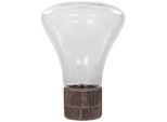 Kayoom , Grau , Holzwerkstoff, Glas , 38 cm , Glaseinsatz ,