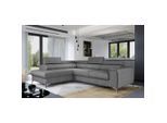 P & B , Grau , Textil , L-Form , 278x205 cm , Made in EU ,
