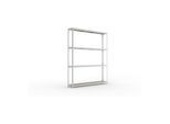 Meta Weitspannregal Speed Rack 2970 x 2500 x 400 mm verzinkt + 4 Fachebenen + Spanplatten (20081131)