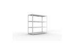 Meta Weitspannregal Speed Rack 1970 x 2000 x 800 mm verzinkt + 4 Fachebenen + Stahlpaneelen (20087023)