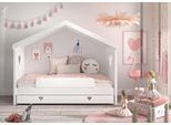 Hausbett Amori m. Lade + Sicherung ca. 90x200 cm Weiß