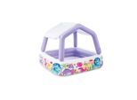 INTEX 57470NP - Planschbecken - Sun Shade (lila, 157x157x122cm) mit Sonnenschutz