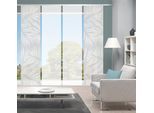 Schiebegardine VISION "PACEY" Gr. 1, grau (taupe), B:60cm H:260cm, Polyester, Gardinen, SET,SCHIEBEVORHANG,BAMBUS,DIGITALDRUCK