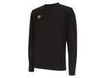 Umbro Heren Pro Stacked Logo Fleece Pullover (Zwart/Wit)