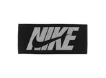 Nike Uniseks trainingshanddoek met grafische jacquard voor volwassenen (Zwarte afdruk)
