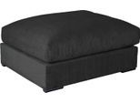 Polsterhocker HOME AFFAIRE "Casa XL, B: 101 cm", grau (anthrazit), B:101cm H:52cm T:97cm, 100% Polyester, Hocker, Polsterhocker, Mega-Hocker, in Cord oder Chenille-Struktur, Federkern