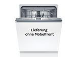 BOSCH vollintegrierbarer Geschirrspüler "SMH4ECX28E", Energieeffizienz: A, silber (weiß), B:59,8cm H:81,5cm T:55cm, Geschirrspüler, Automatische Türöffnung für Effizienz, flexible Körbe & Schubladen, vollintegrierbarer Geschirrspüler