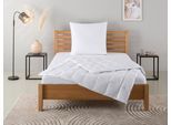 Daunenbettdecke + Kopfkissen OTTO HOME "Moulle, Bettdecke in 135x200 cm, 155x220 cm, 2-tlg.", weiß, B/L: 155cm x 220cm Anzahl Teile 1, B/L: 80cm x 80cm Anzahl Teile 1, Bezug: Baumwolle Füllung: Entendaune/-feder, leicht, Bettdecken Bezug: 100% Baumwolle. Kopfkissen Bezug: 100% Baumwolle. Bettdecken Füllung: 90% Daunen, 10% Federn. Kopfkissen Füllung: 85% Federn, 15% Daunen, Bettwaren-Sets, Daunenb