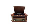 Cyberlux Nostalgie Holz Plattenspieler Retro Kompaktanlage CD/MP3 USB