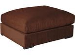 Polsterhocker HOME AFFAIRE "Finca XXL, B: 125 cm", braun (terracota), B:125cm H:52cm T:101cm, 100% Polyester, Hocker, Polsterhocker, Mega-Hocker, in Cord oder Chenille-Struktur wählbar