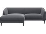 Ecksofa FLEXLUX "Belle Designsofa, bequem durch Kaltschaum im Sitz", grau (soft grau), B:218cm H:74cm T:149cm, 100% Polyester, Sofas, Ecksofa, Skandinavisches Design, In hochwertiger Verarbeitung, B/T 218/149 cm