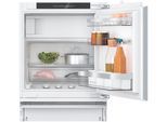 BOSCH Einbaukühlschrank "KUL22ADD0", Energieeffizienz: D, silber (weiß), Rechtsanschlag, wechselbar, Kühlschränke, Made in Germany, Warnsignal mit Ton oder Licht, Einbaukühlschrank