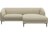 Ecksofa FLEXLUX "Belle Designsofa, bequem durch Kaltschaum im Sitz", beige (sandy beige), B:218cm H:74cm T:149cm, 100% Polyester, Sofas, Ecksofa, Skandinavisches Design, In hochwertiger Verarbeitung, B/T 218/149 cm