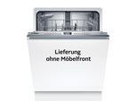 BOSCH vollintegrierbarer Geschirrspüler "SBV4EAX28E", Energieeffizienz: A, silber (weiß), B:59,8cm H:86,5cm T:55cm, Geschirrspüler, Automatische Türöffnung für Effizienz, flexible Körbe & Schubladen, vollintegrierbarer Geschirrspüler