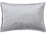 Dekokissen DONE. "Fame", silber (silber, meliert), B:40cm H:1cm L:60cm, Polyester, Dekokissen_Sitzkissen_Kissenhüllen, Dekokissen, Hohe Lichtreflektion