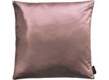 Dekokissen APELT "Alice" Gr. 1, rosa (rosa, unifarben), B:46cm L:46cm, Bezug: 60% Baumwolle, 40% Polyester, Dekokissen_Sitzkissen_Kissenhüllen, Dekokissen, ohne Füllung
