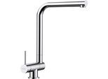 Küchenarmatur BLANCO "LARESSA-F Hebel links", chrom, B:12,3cm H:31,3cm, Armaturen, klappbare Vorfensterarmatur