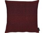 Dekokissen APELT "Tony" Gr. 1, rot (bordeaux, unifarben), B:46cm L:46cm, Obermaterial: 100% Polyester, Dekokissen_Sitzkissen_Kissenhüllen, mit Reißverschluss, Hochwertiger Bouclé, ohne Füllung