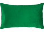 Dekokissen PAD "Elegance", grün (rich grün, unifarben), B:25cm H:2cm L:50cm, Polyester, Dekokissen_Sitzkissen_Kissenhüllen, Design als Basic, aus Samt, elegante Optik