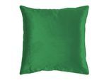 Dekokissen PAD "Elegance", grün (rich grün, unifarben), B:40cm H:2cm L:40cm, Polyester, Dekokissen_Sitzkissen_Kissenhüllen, Design als Basic, aus Samt, elegante Optik