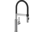 Küchenarmatur BLANCO "SONEA-S Flex", silber (edelstahl gebürstet), B:24cm H:48cm T:10cm, Edelstahl, Armaturen, Schlauchbrause