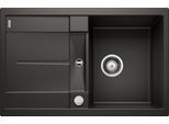 Granitspüle BLANCO "METRA 45 S", schwarz, B:50cm H:19cm T:78cm, Verbundwerkstoff, Küchenspülen, erhältlich in mehreren Farben