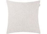 Dekokissen ESPRIT "Harp Structure, Wendekissenhülle ohne Füllung, 1 Stück", beige (beige, unifarben), B:45cm L:45cm, Obermaterial: 100% Polyester, Dekokissen_Sitzkissen_Kissenhüllen, in Flanelloptik