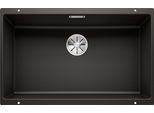Granitspüle BLANCO "SUBLINE 700-U", schwarz, B:46cm H:19cm T:73cm, Verbundwerkstoff, Küchenspülen, erhältlich in mehreren Farben