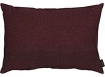Dekokissen APELT "Tony" Gr. 1, rot (bordeaux, unifarben), B:41cm L:61cm, Obermaterial: 100% Polyester, Dekokissen_Sitzkissen_Kissenhüllen, mit Reißverschluss, Hochwertiger Bouclé, ohne Füllung