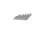 Füßlinge CAMANO "6er Pack", Herren, Gr. 43-46, grau, 74% Baumwolle, 24% Polyamid, 2% Elasthan, uni, Socken