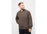 Regenjacke DERBE "Blousby", Herren, Gr. S, braun (morel_orange), Obermaterial: 100% Polyester. Futter: 100% Polyester, normal, Rundhals, elastischer Bund, Jacken Regenjacke, wasserabweisend, winddicht, Kapuze
