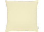 Dekokissen APELT "4362 Rips Uni" Gr. 1, beige (natur, unifarben), B:40cm L:40cm, Obermaterial: 60% Polyester, 40% Baumwolle, Dekokissen_Sitzkissen_Kissenhüllen, Wasser- und Schmutzabweisend