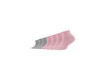 Kurzsocken CAMANO "7er Pack", Mädchen, Gr. 31-34, pink (chalk pink melange), 75% Baumwolle, 24% Polyamid, 1% Elasthan, uni, Socken
