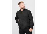Regenjacke DERBE "Blousby", Herren, Gr. XXL, schwarz (jet schwarz_orange), Obermaterial: 100% Polyester. Futter: 100% Polyester, normal, Rundhals, elastischer Bund, Jacken Regenjacke, wasserabweisend, winddicht, Kapuze
