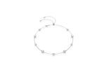 Collier SWAROVSKI "Schmuck Geschenk Una Halskette", silber (metallfarben, kristallweiß), Halsketten, Damen, Metall, Collier, mit Swarovski Kristall