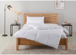 Daunenbettdecke + Kopfkissen OTTO HOME "Moulle, Bettdecke in 135x200 cm, 155x220 cm, 2-tlg.", weiß, B/L: 155cm x 220cm Anzahl Teile 1, B/L: 40cm x 80cm Anzahl Teile 1, Bezug: Baumwolle Füllung: Entendaune/-feder, warm, Bettdecken Bezug: 100% Baumwolle. Kopfkissen Bezug: 100% Baumwolle. Bettdecken Füllung: 90% Daunen, 10% Federn. Kopfkissen Füllung: 85% Federn, 15% Daunen, Bettwaren-Sets, Set mit K