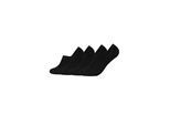 Füßlinge S.OLIVER "4er Pack", Herren, Gr. 35-38, schwarz, 74% Baumwolle, 24% Polyamid, 2% Elasthan, uni, Socken