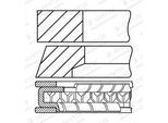 GOETZE ENGINE Kolbenringsatz 0878070010